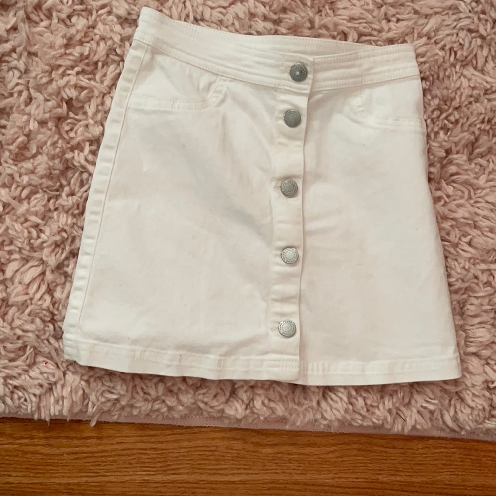 White skirt